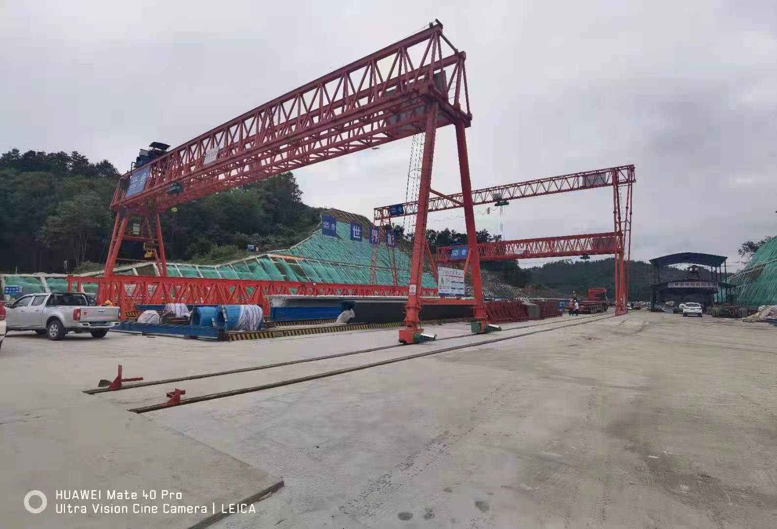 中國(guó)能建陜西項(xiàng)目MG95/10t-33m-10m、MH10t-38m-15m龍門(mén)吊